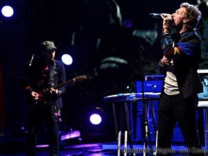 Coldplay rehearse for 2008 MTV Movie Awards