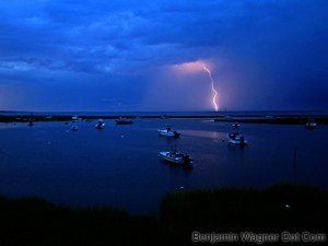 Lightening over Nantucket’s Madaket Bay